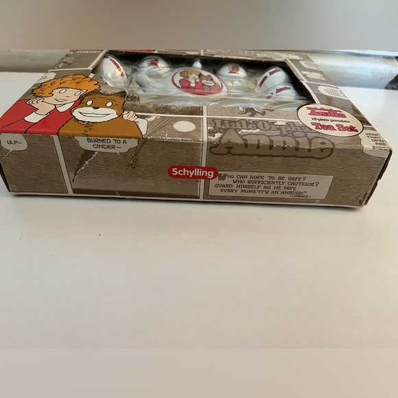 Vintage 2002 LITTLE ORPHAN ANNIE Porcelain Tea Set by Schylling Collectible - Picture 8 of 8